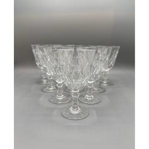 Baccarat -10 Wine Glasses, Armagnac Model
