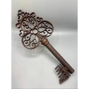 Wrought Iron Key, Renaissance Style