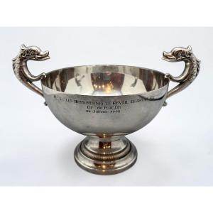 Coupe des Libations XIXe "R∴ L∴ Les Arts Réunis Le Réveil Charollais"