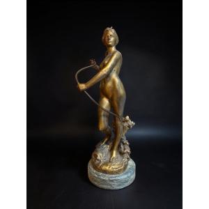 Diane The Huntress, Gilded Bronze, Late 19th–early 20th Century