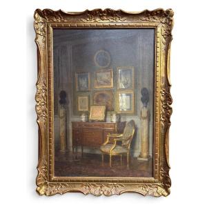 Paul THOMAS (1859-1910) – Vue d’intérieur