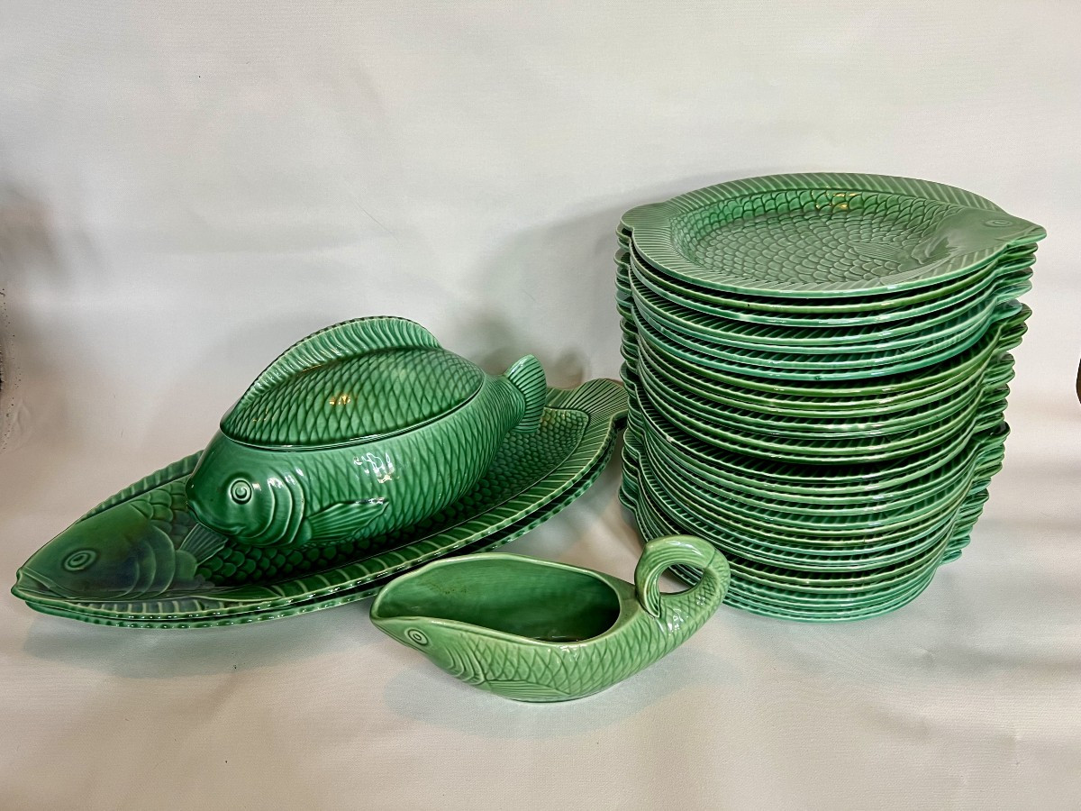 Sarreguemines Fish Dinner Service-photo-2