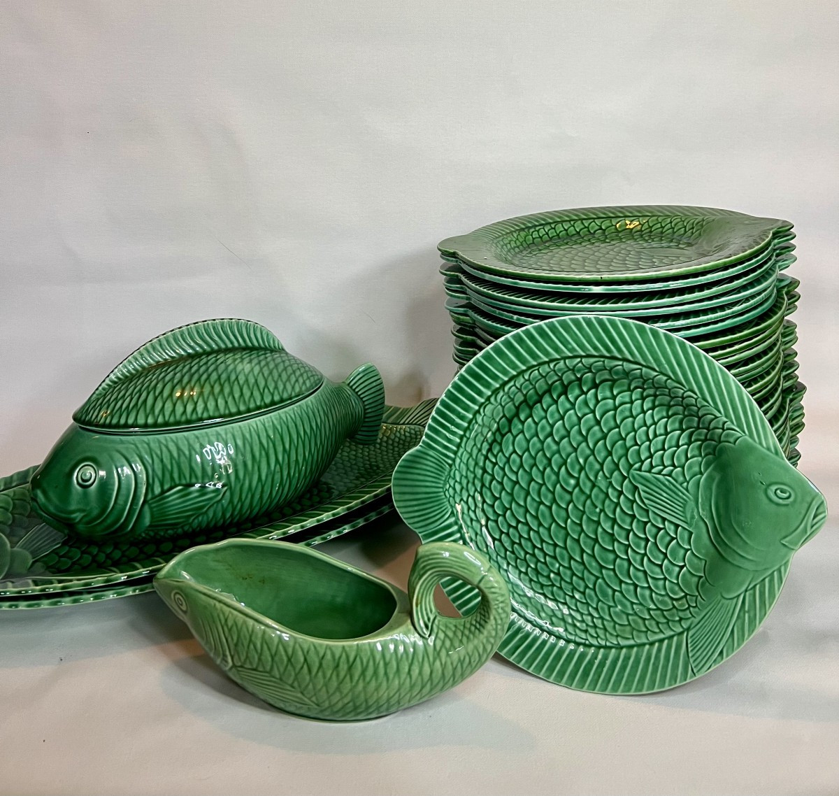 Sarreguemines Fish Dinner Service