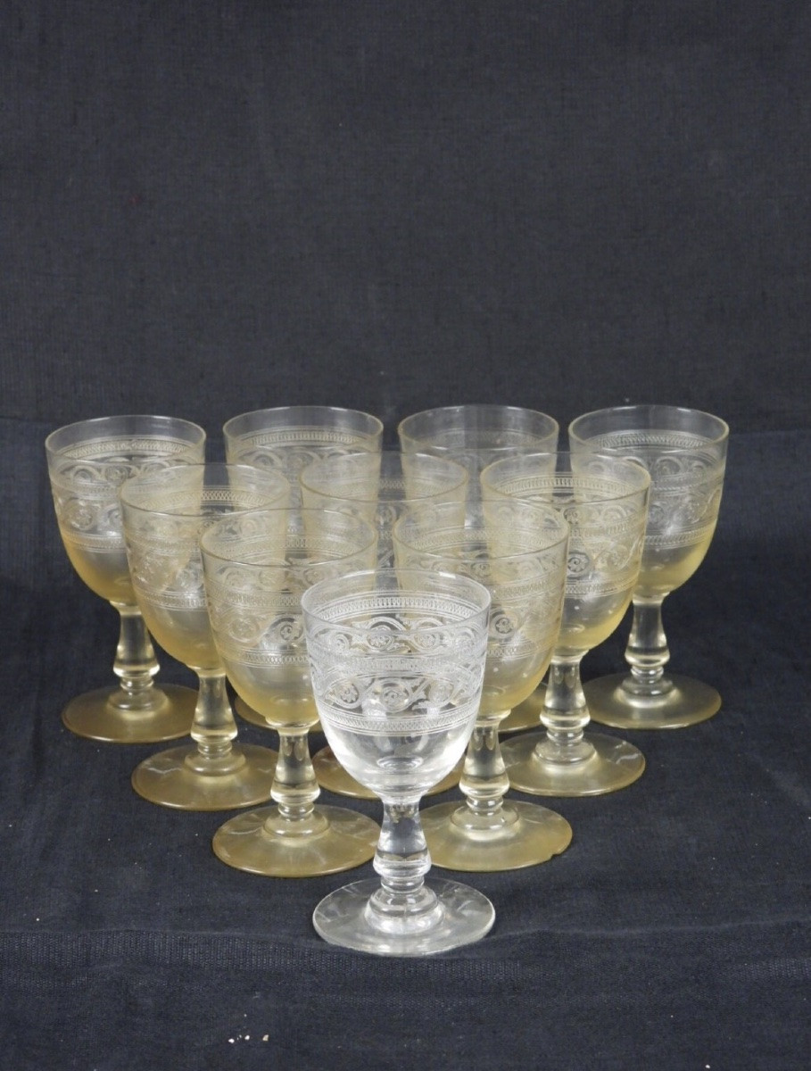 Partie de service en cristal BACCARAT modèle athénienne -photo-2