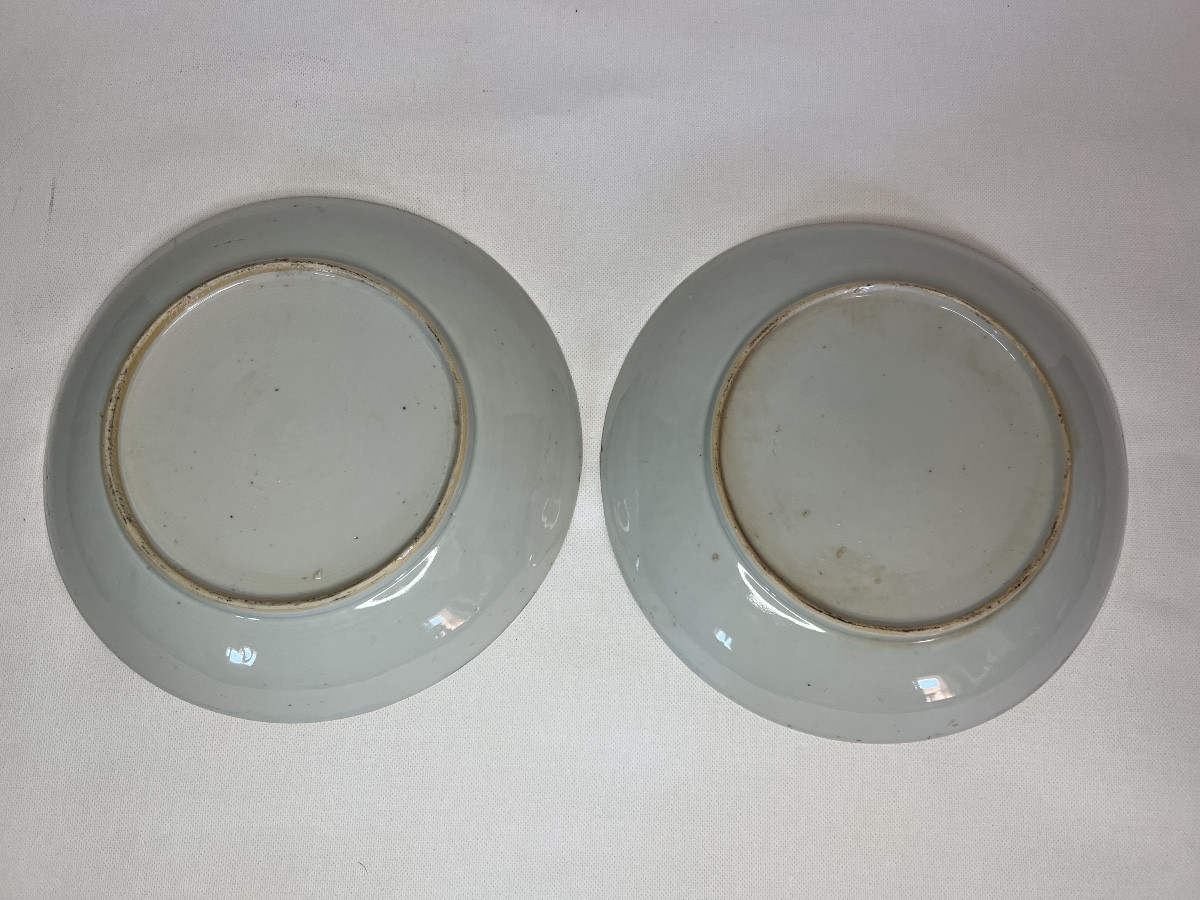 Pair Of Imari Soup Plates 18th Century-photo-2