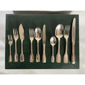 Ménagère 125 pièces métal argenté FRANCOIS FRIONNET
