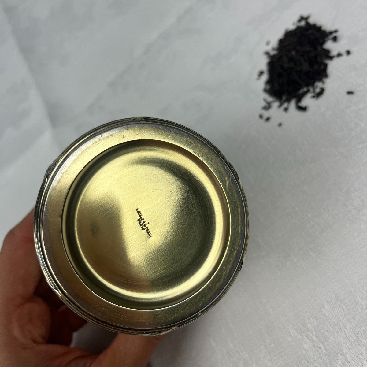 Vermeil Tea Box By Risler In Paris-photo-4