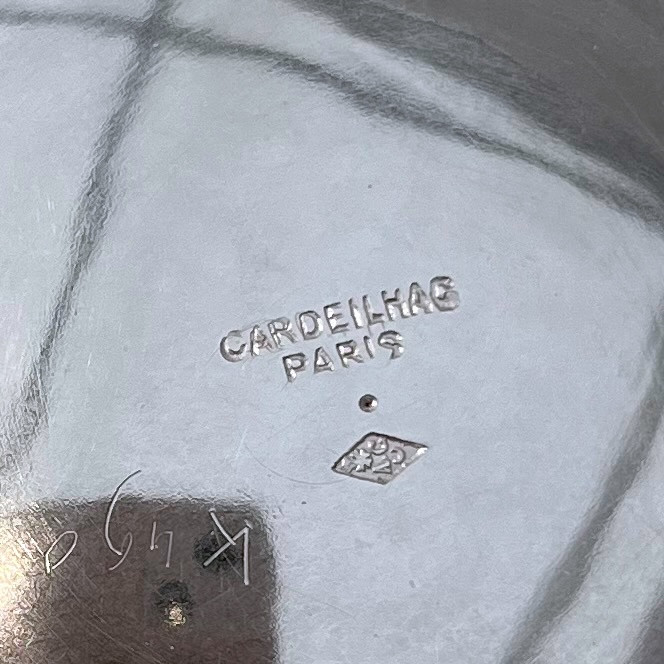 Chocolatière en argent massif, par Cardeilhac à Paris. -photo-3