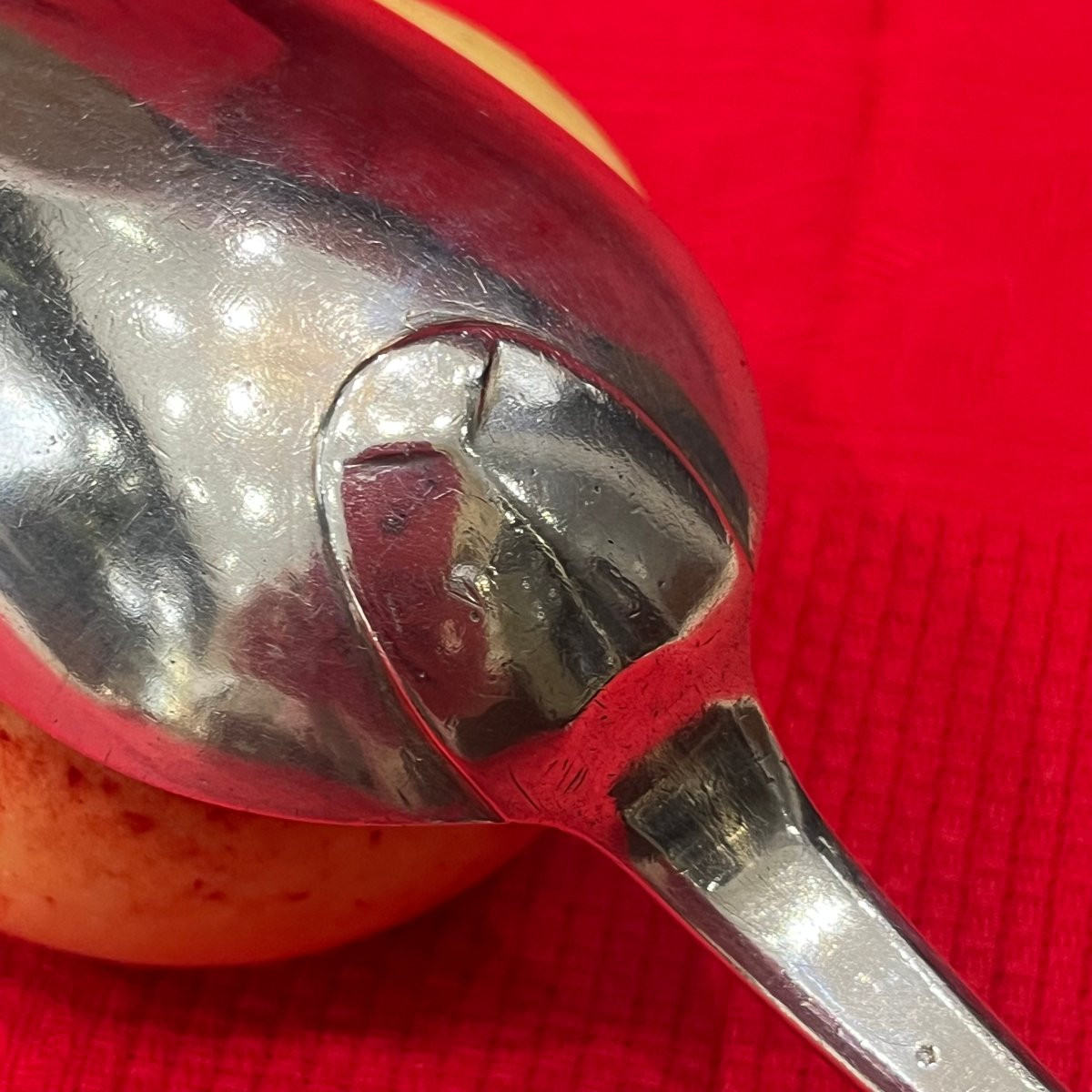 Bordeaux Silver Stew Spoon 1752-1753 By Rivière.-photo-4