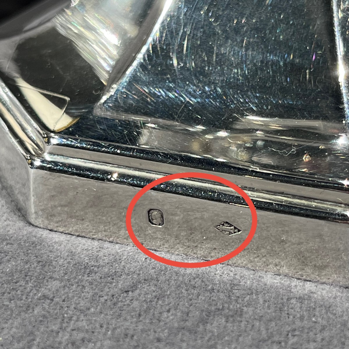 Pair Of Solid Silver End Tables, Art Deco Period In Paris.-photo-1