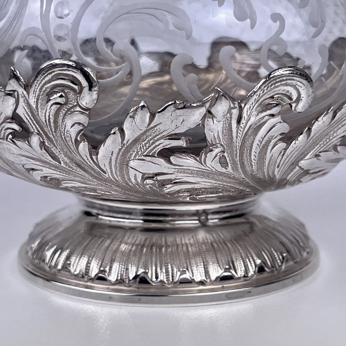 Ewer In Crystal And Solid Silver, Paris Late 19th - Early 20th Century.-photo-3