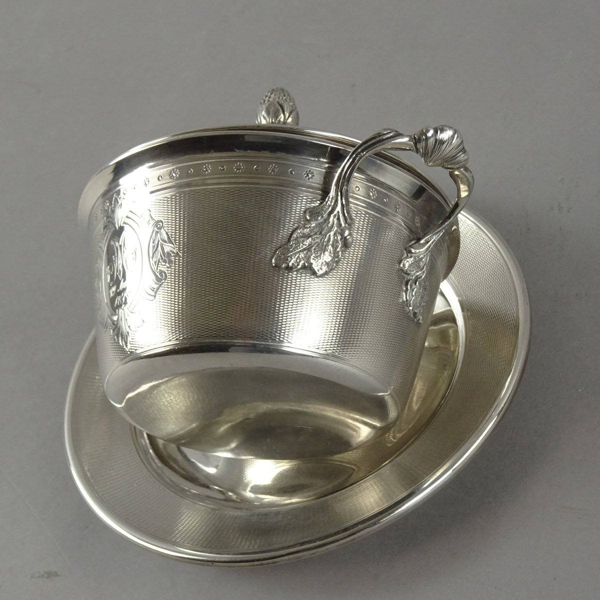 Bonbonnière argent massif - Louis Lenain.-photo-5