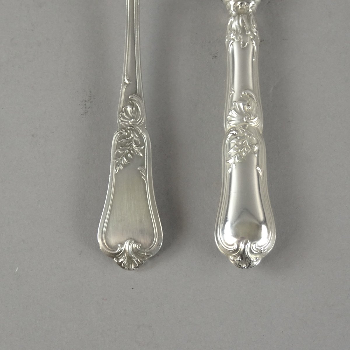 Solid Silver Menagere In The Louis XV Style - Boulenger In Paris.-photo-1