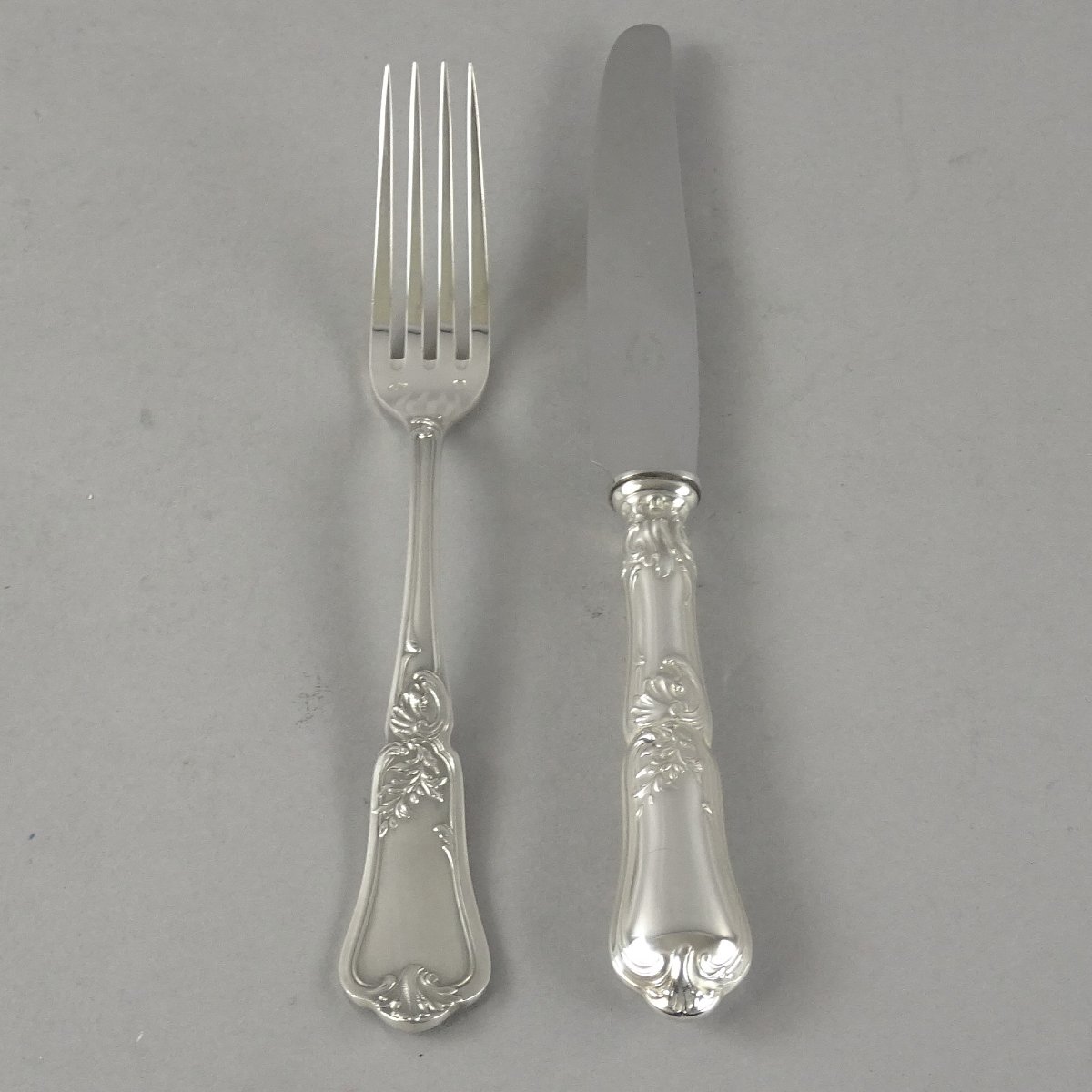 Solid Silver Menagere In The Louis XV Style - Boulenger In Paris.-photo-2