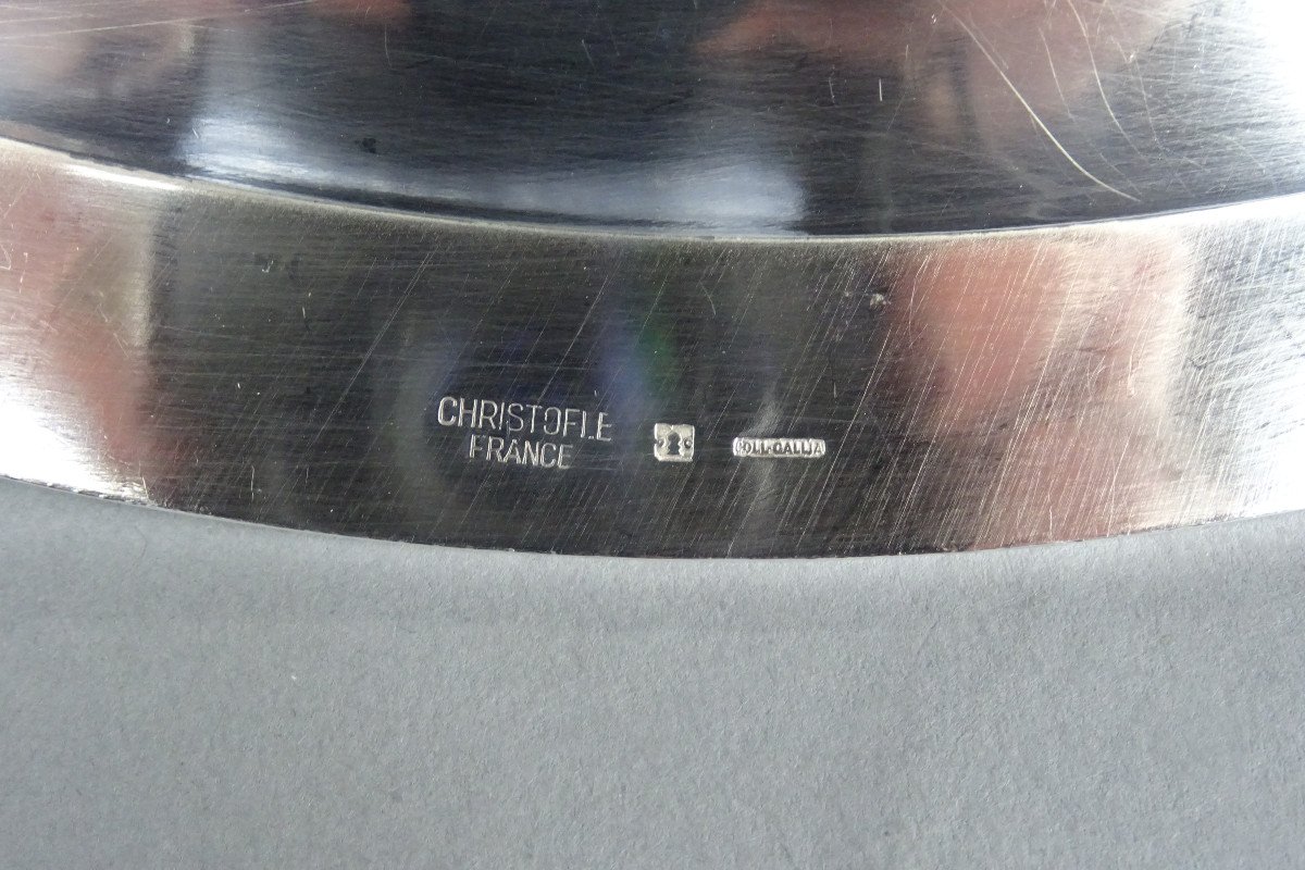 Christofle Silver Metal Dish.-photo-4