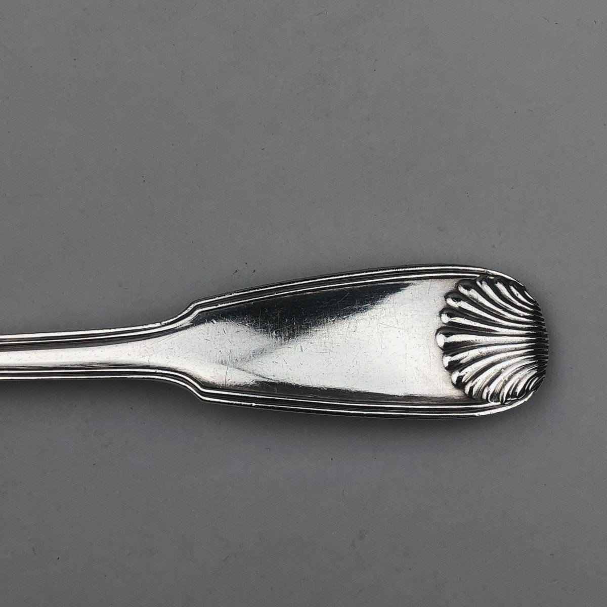 Beautiful Stew Spoon In Silver, Paris 1771 By Lautran-photo-1