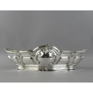 Solid Silver Planter By Wolfers - Brussels.