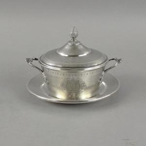 Bonbonnière argent massif - Louis Lenain.