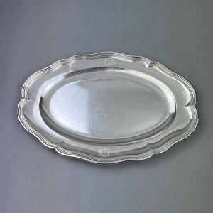 Plat en argent massif, PARIS 1773.