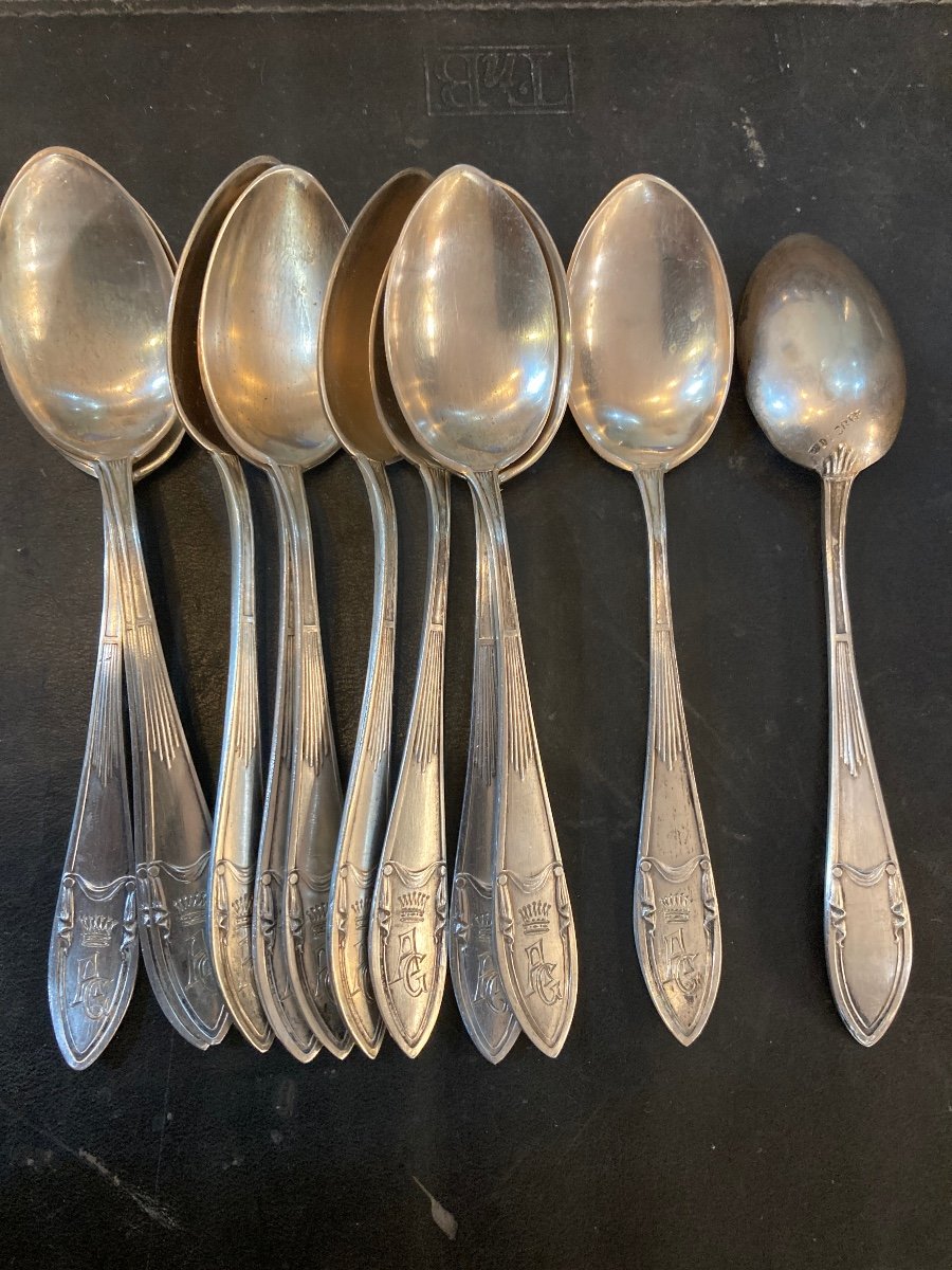Mocha Spoons In Sterling Silver