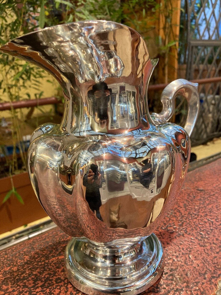 925 Sterling Silver Water Pitcher-photo-2