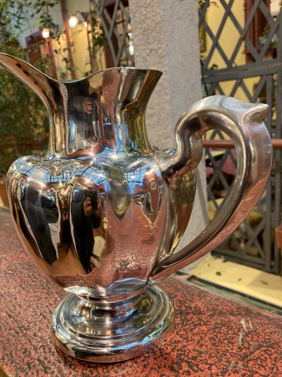 925 Sterling Silver Water Pitcher-photo-3