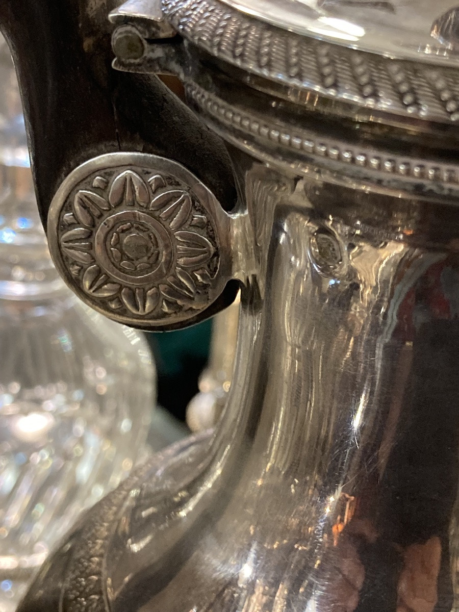 Cafetière Argent Massif Début 19e-photo-7