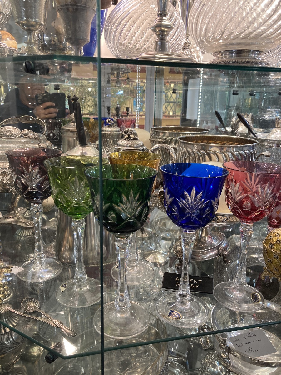 Set Of 6 Signed Rhine Glasses