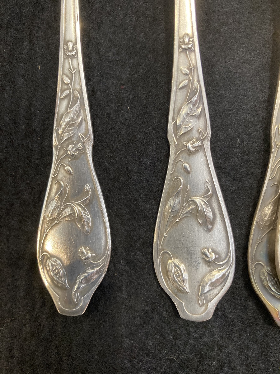 Art Nouveau Boulanger Dessert Cutlery -photo-2