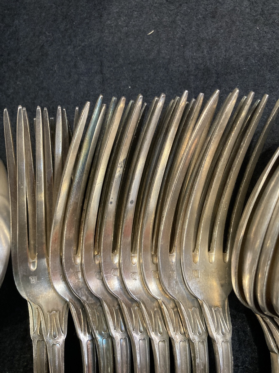 Art Nouveau Boulanger Dessert Cutlery -photo-1