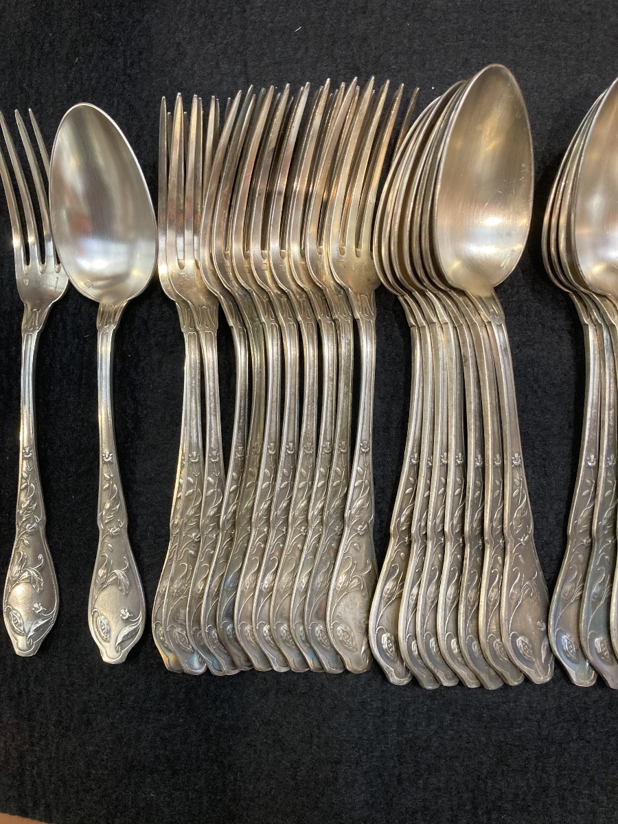 Art Nouveau Boulanger Dessert Cutlery 