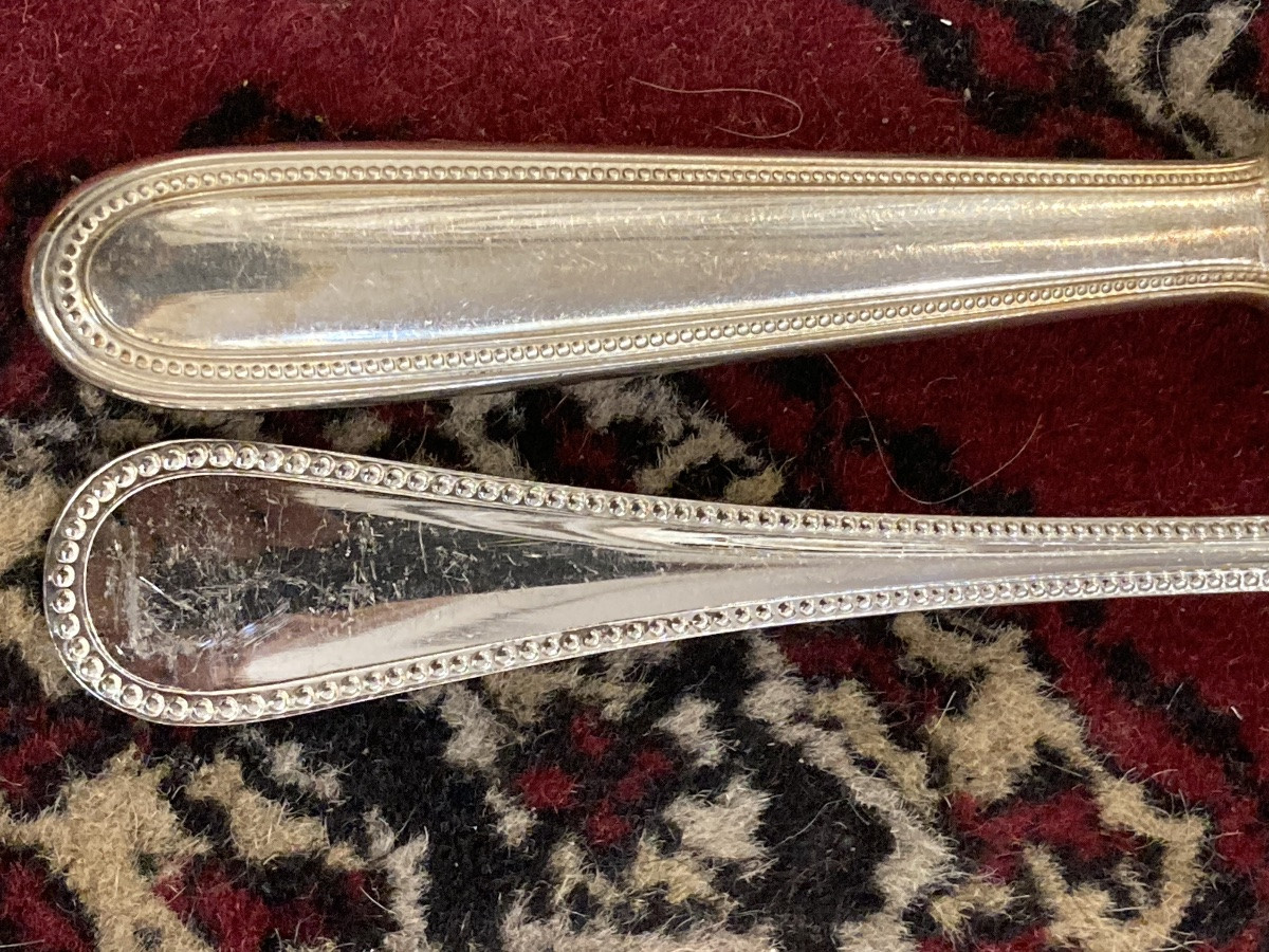 Complete Louis XVI Pearl Cutlery Set-photo-4