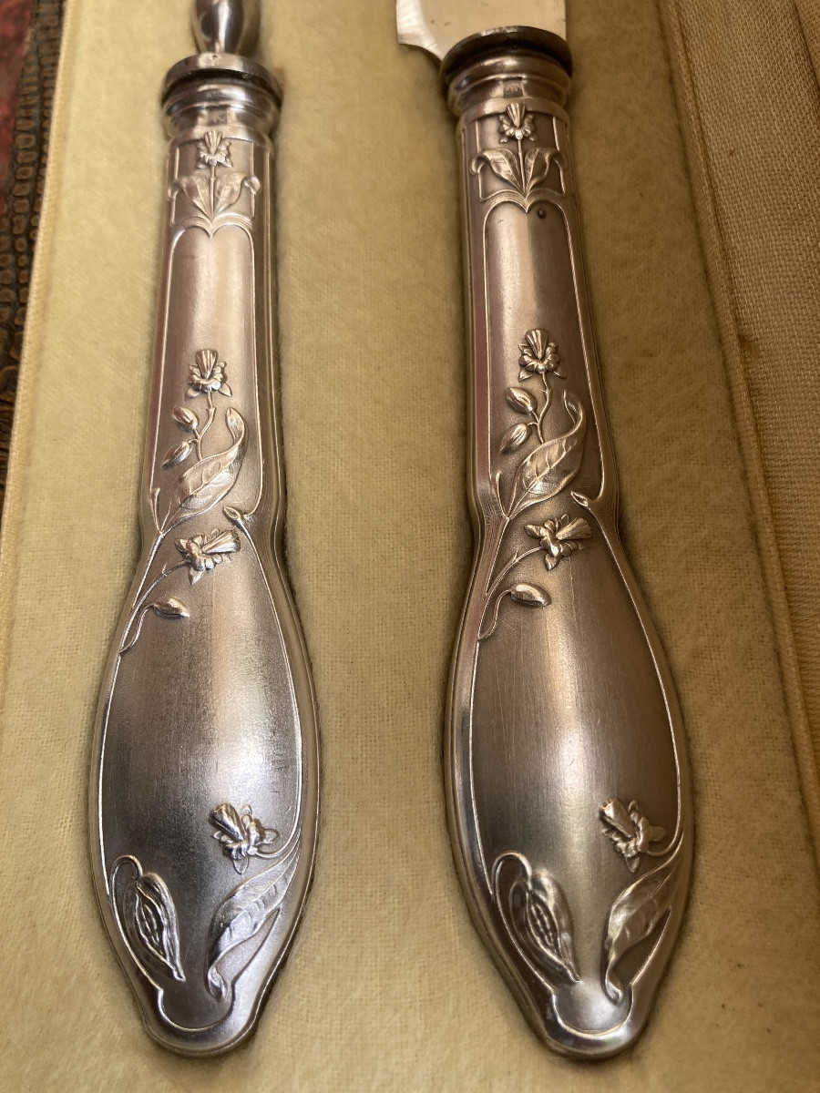Boulenger Art Nouveau Carving Set-photo-2