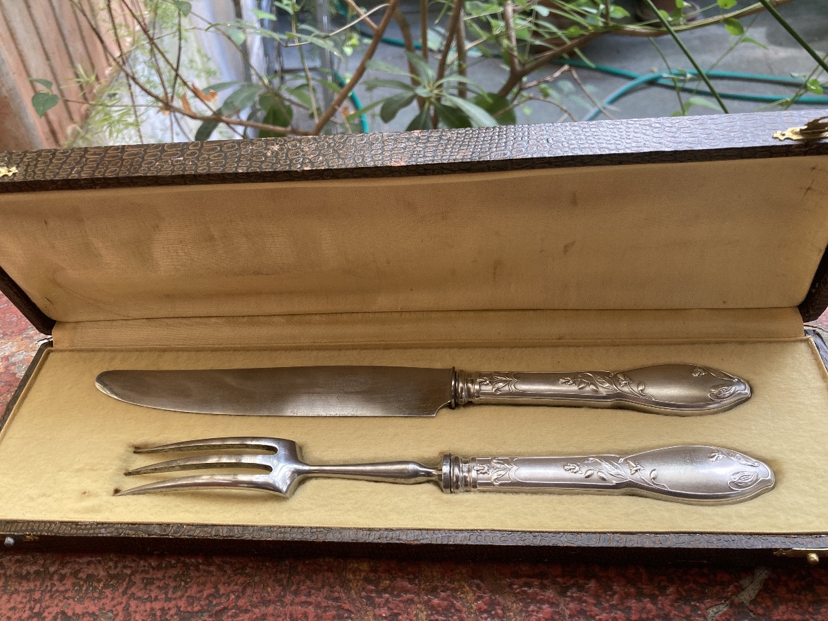 Boulenger Art Nouveau Carving Set