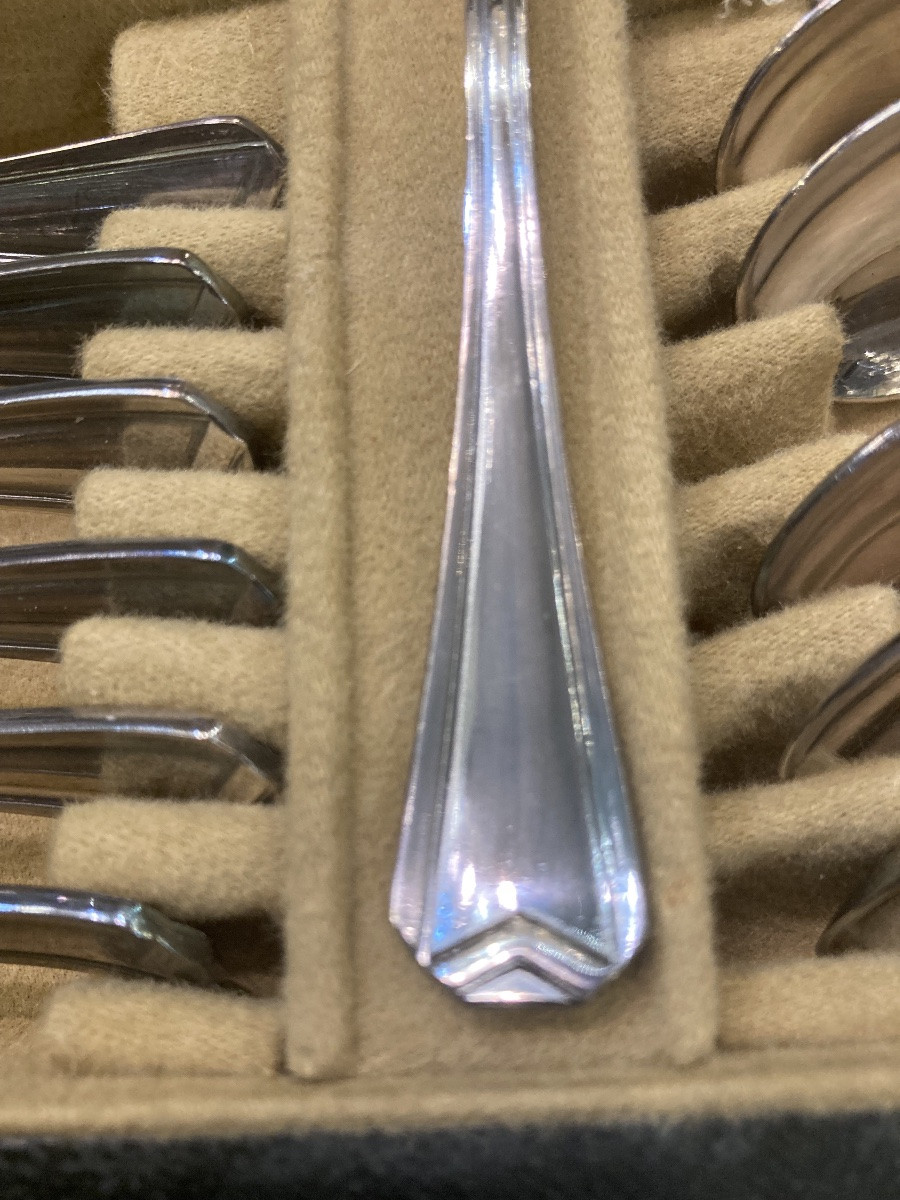 Christofle Chevron Ice Cream Scoop -photo-3