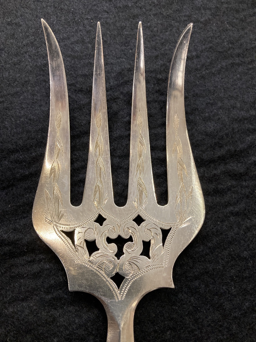 Couverts de Service à poissons Puiforcat -photo-2