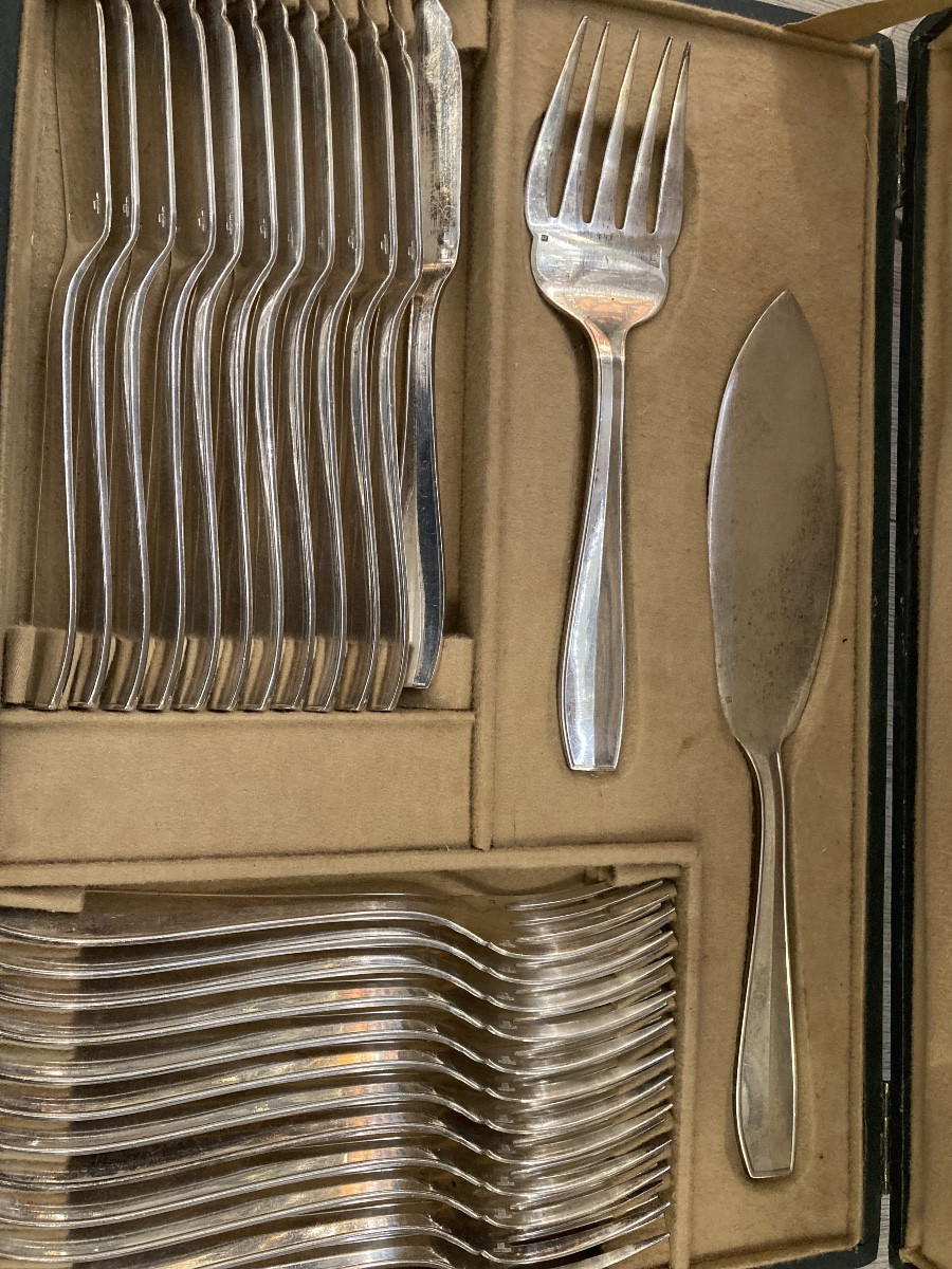 Service à poissons Atlas de chez christofle-photo-1