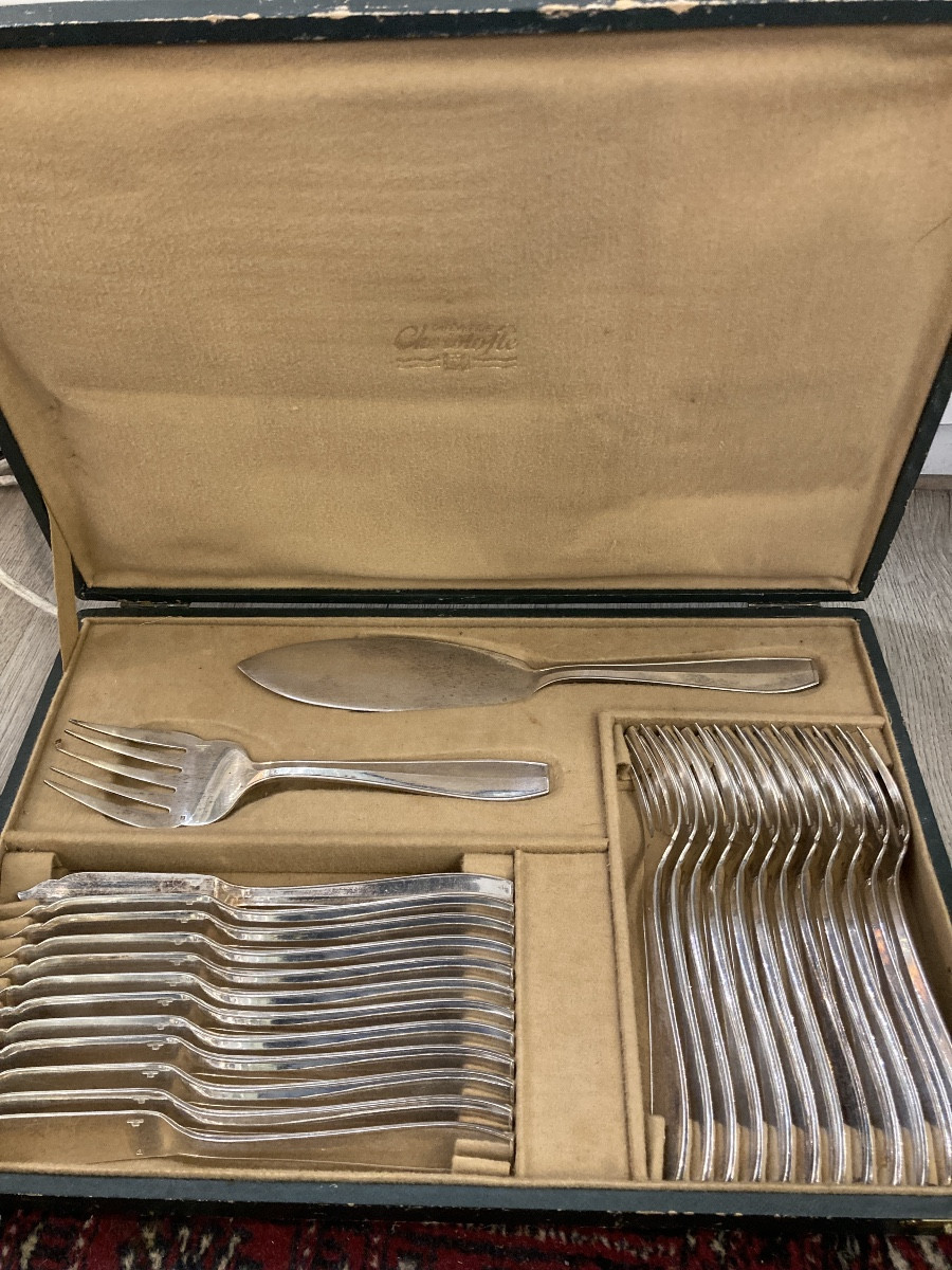 Service à poissons Atlas de chez christofle