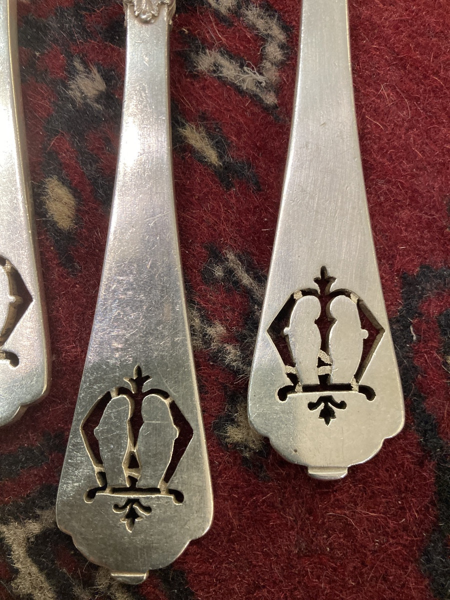 Cardeillac Solid Silver Forks -photo-3