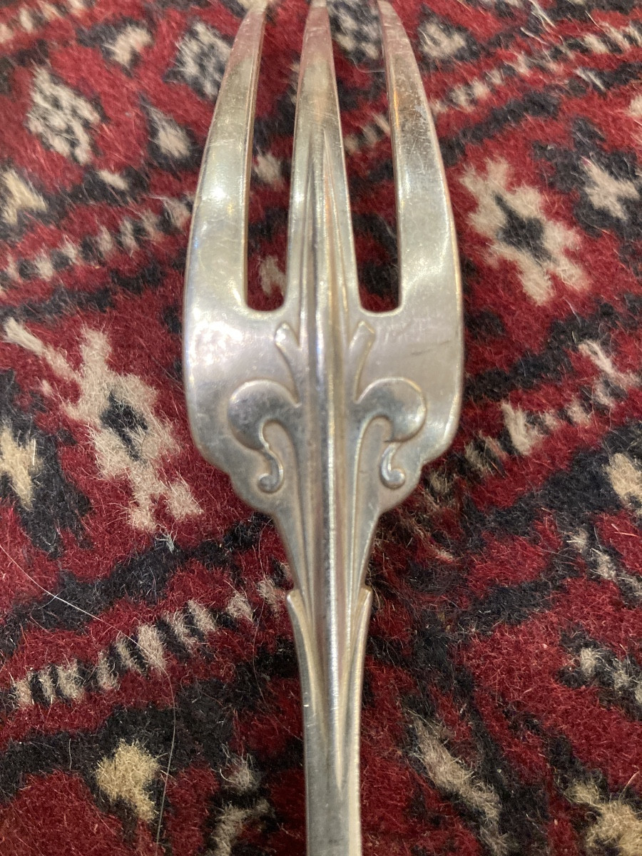 Cardeillac Solid Silver Forks -photo-4