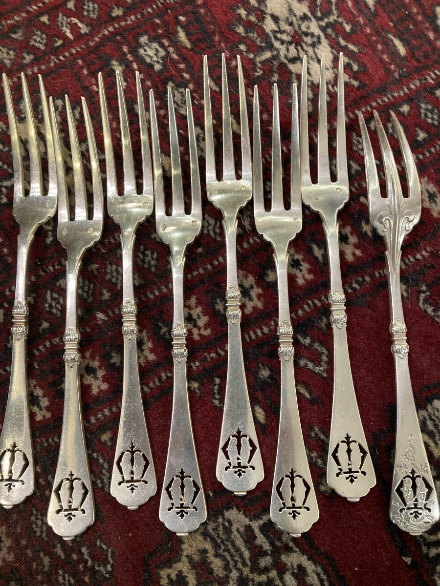 Cardeillac Solid Silver Forks 