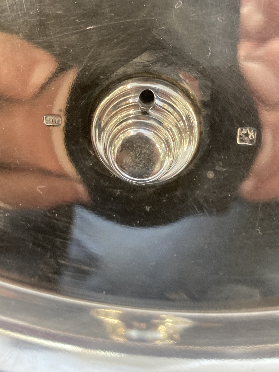 Empire Style Silver-plated Metal Tureen-photo-4