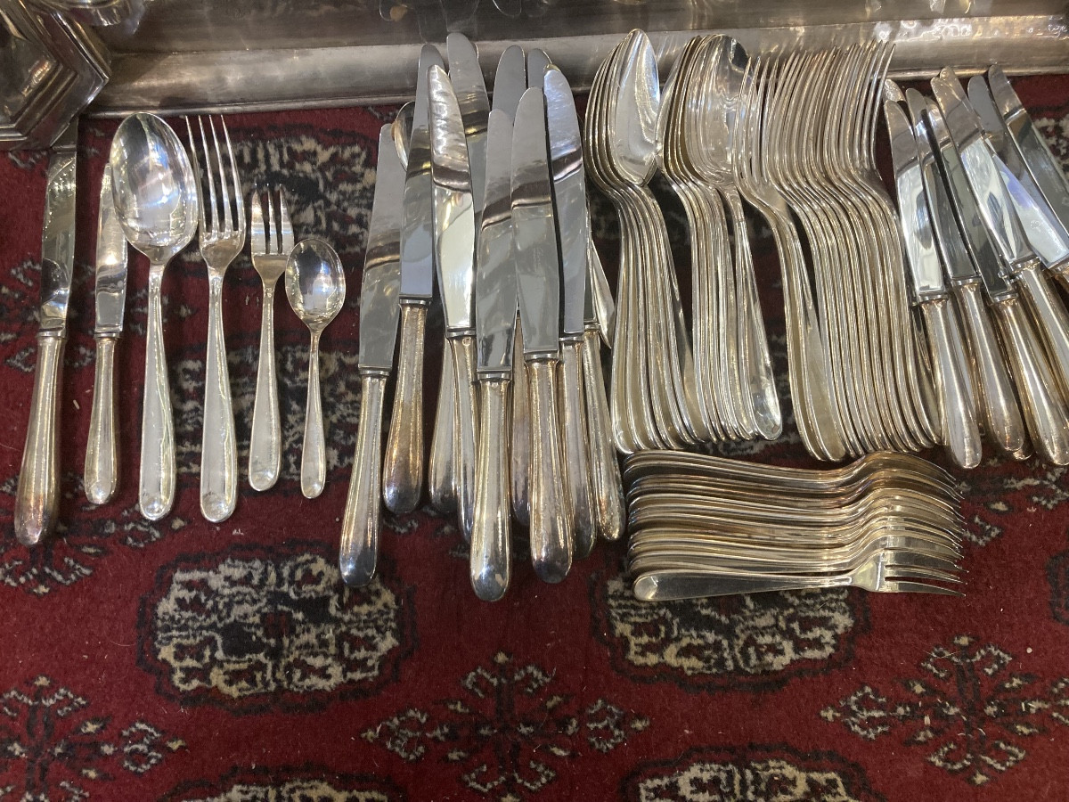 Christofle Dax 77-piece Flatware Set -photo-2