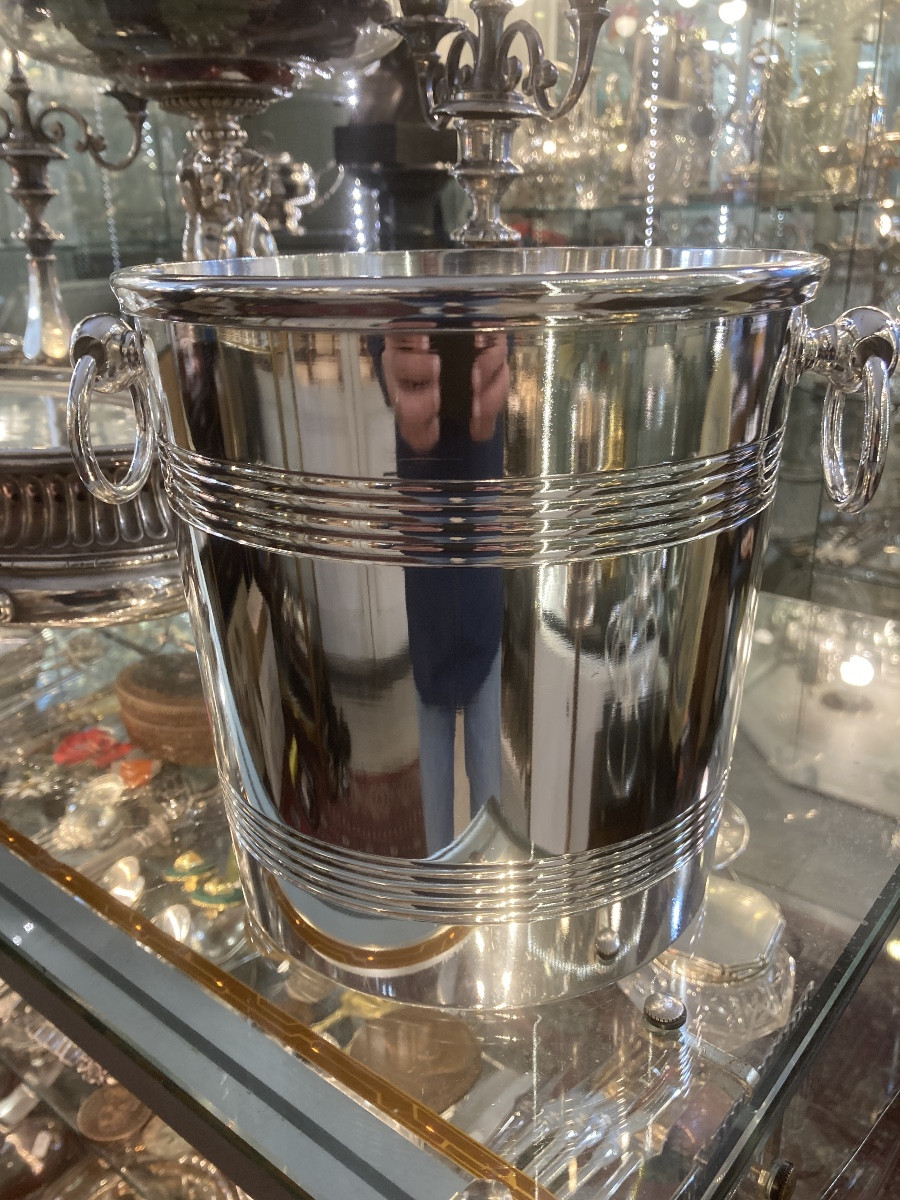 Art Deco Champagne Bucket Signed Ercuis