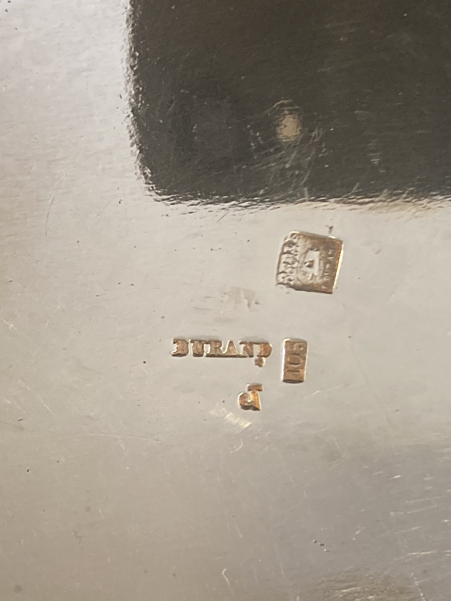 Silver-plated Metal Food Warmer, 19th Century-photo-1