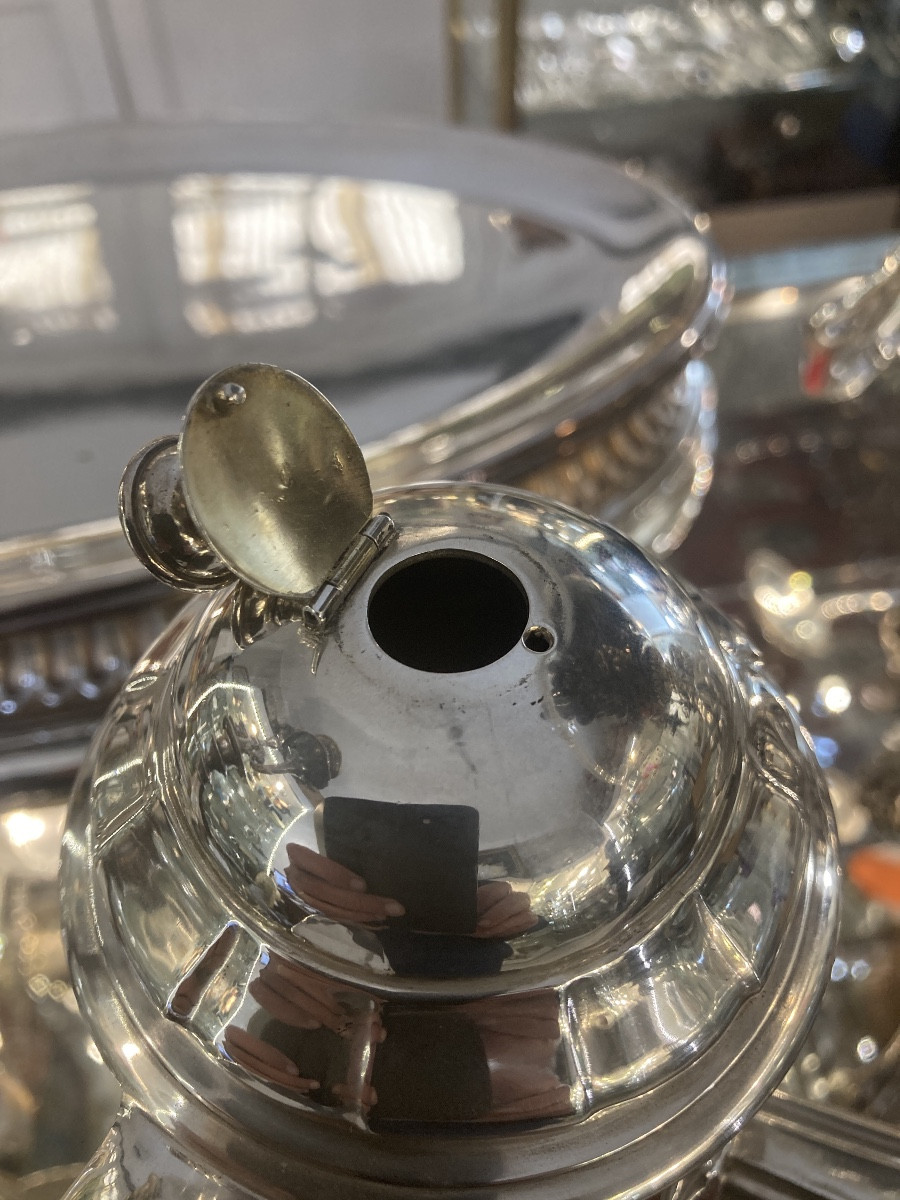Chocolatière argent massif Minerve 1 e titre-photo-4