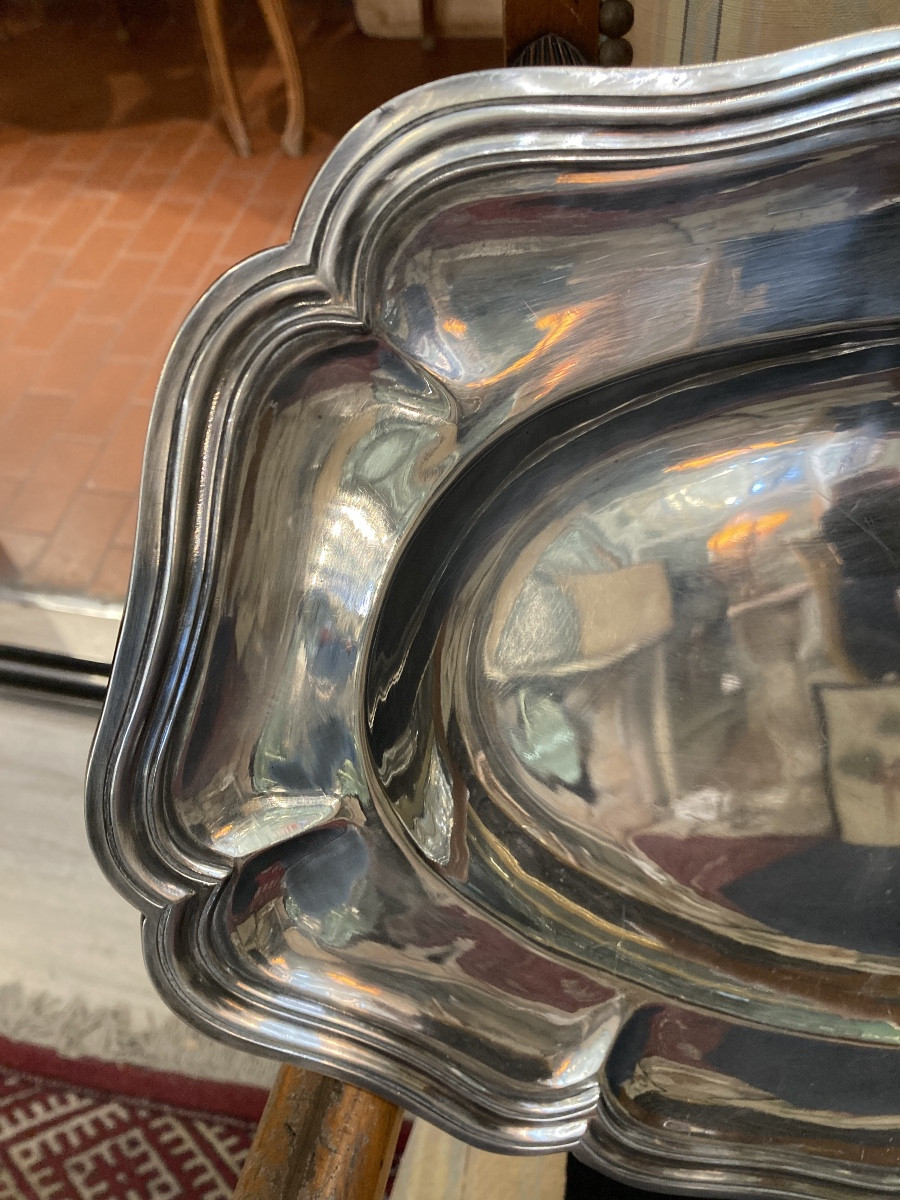 Meat Dish With Antique Border And Fillet -photo-5