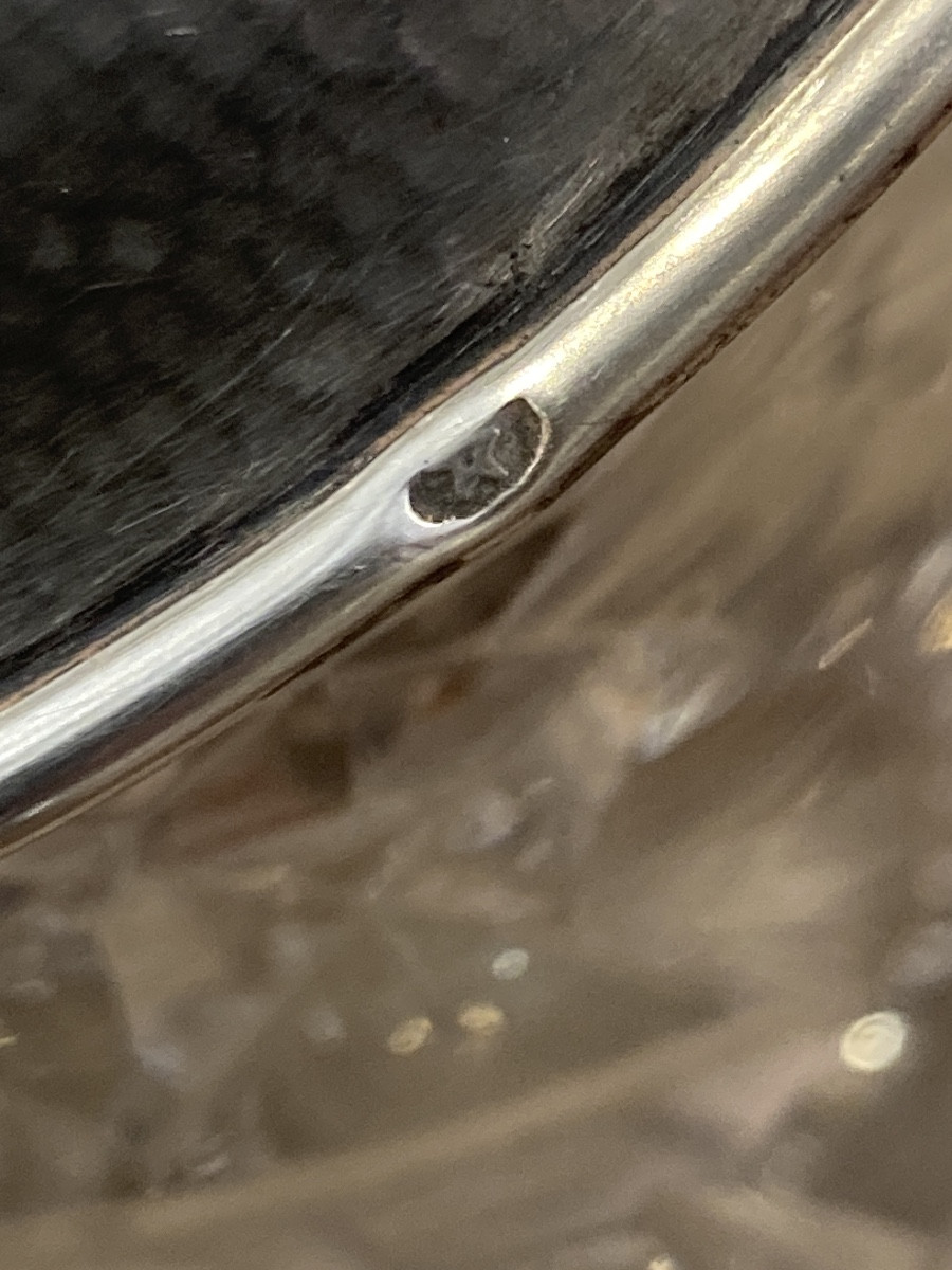 Spanish Crystal And Sterling Silver Decanter -photo-1