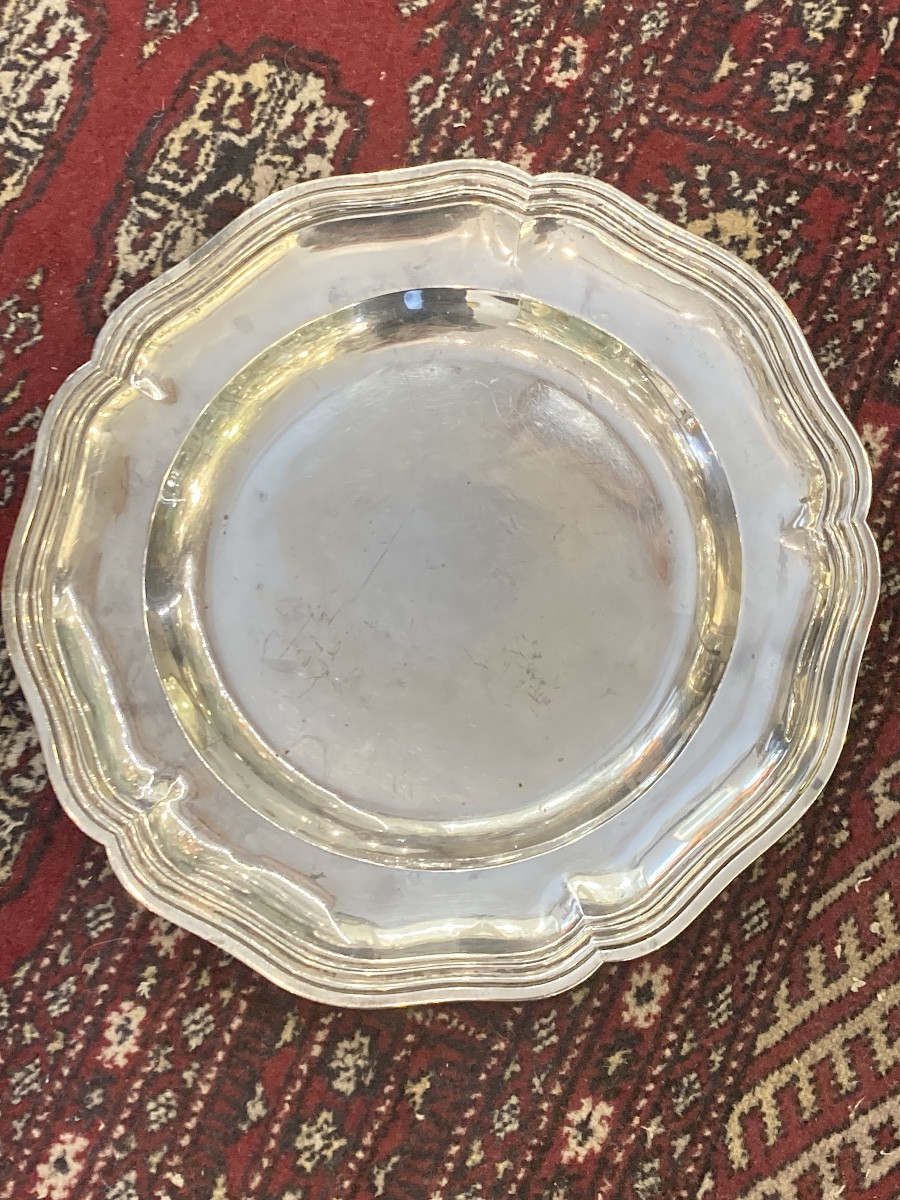 Plat filet argent massif Minerve 1 e titre export