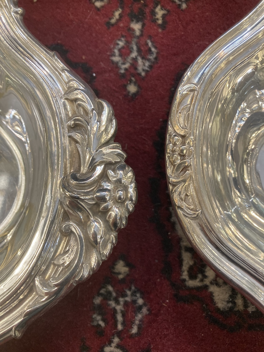 Légumier métal argenté anse amovible -photo-5